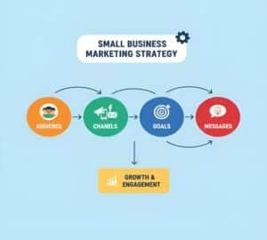 Marketing strategy concept